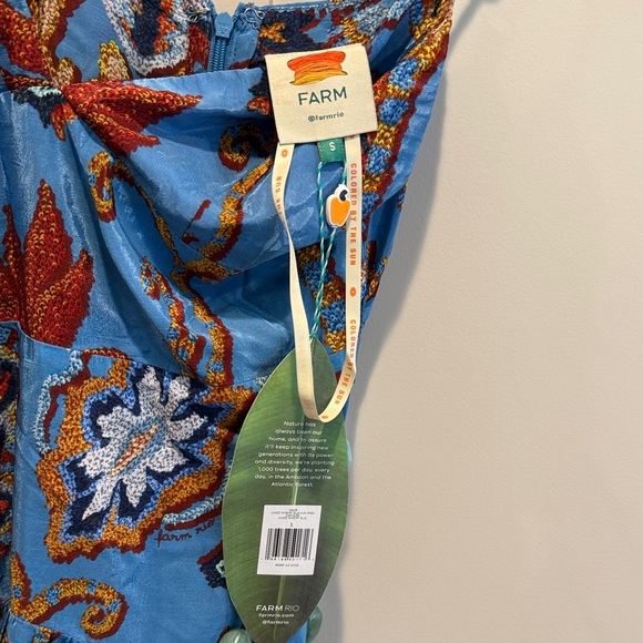 NWT FARM RIO SUNSET TAPESTRY DRESS SIZE S - Picture 4 of 6